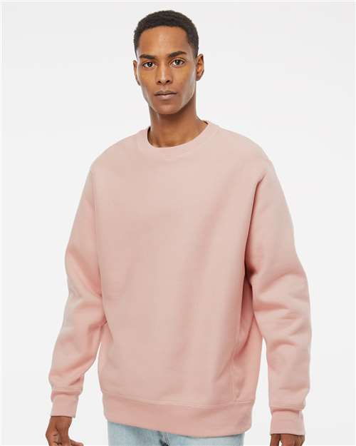 Independent Trading Co. - Sudadera unisex Legend Premium de peso pesado con cuello redondo y tejido cruzado - IND5000C