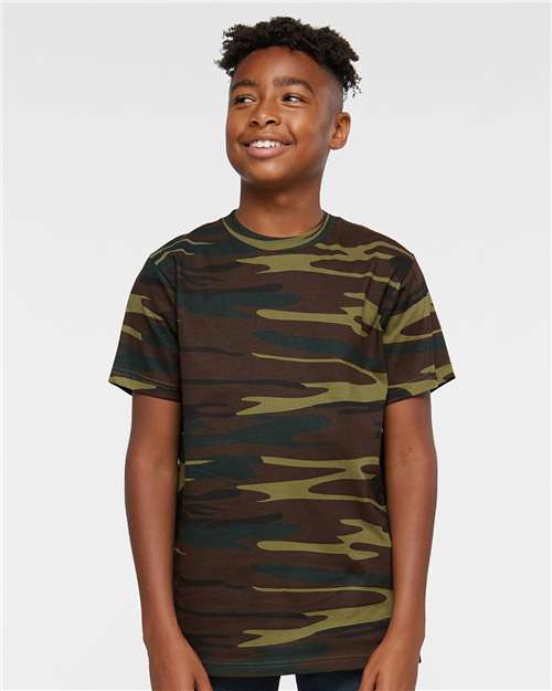 Code Five - Camiseta de camuflaje juvenil - 2207