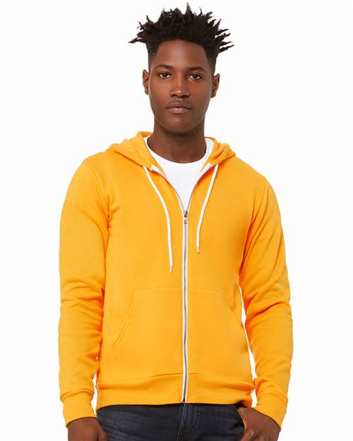 BELLA + CANVAS - Unisex Sponge Fleece Full-Zip Hoodie Sweatshirt - 3739