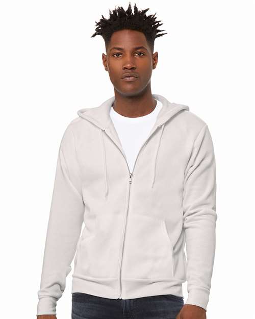 BELLA + CANVAS - Unisex Sponge Fleece Full-Zip Hoodie Sweatshirt - 3739
