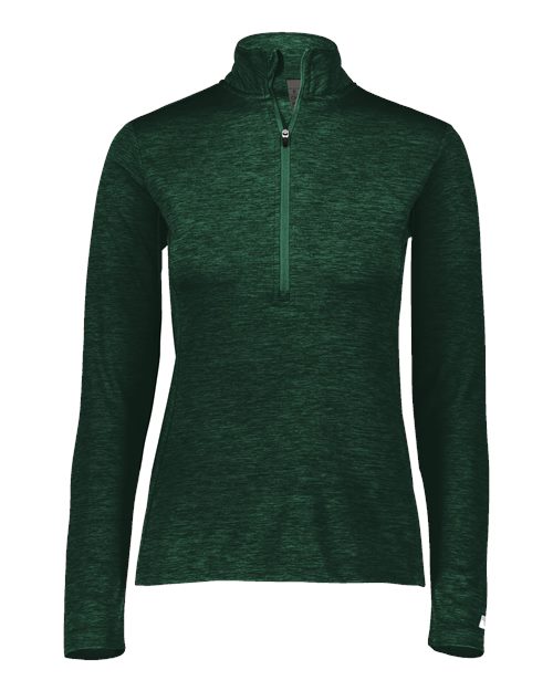 Russell Athletic - Women's Striated Quarter-Zip Pullover - QZ7EAX