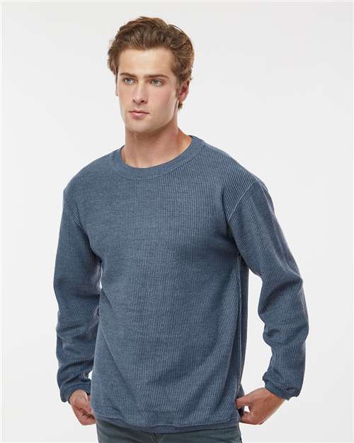 MV Sport - Unisex Corded Crewneck Sweatshirt - 19179