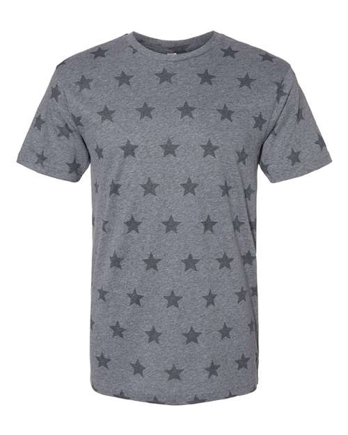 Code Five - Unisex Star Print Tee - 3929