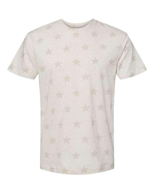 Code Five - Unisex Star Print Tee - 3929