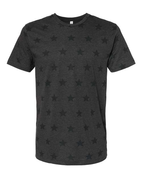 Code Five - Unisex Star Print Tee - 3929