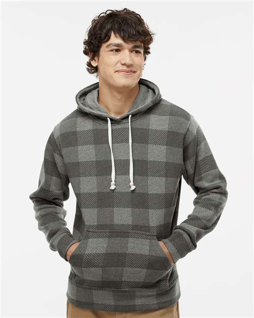 J. America - Men's Triblend Fleece Hooded Sweatshirt - 8871