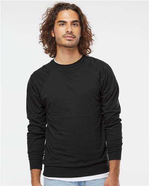 Independent Trading Co. - Sudadera unisex de cuello redondo y tejido de rizo ligero Icon - SS1000C