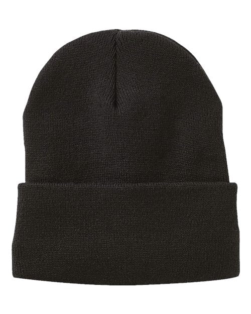 Sportsman - Gorro de punto de 30 cm con puños y forro de jersey - SP12JL