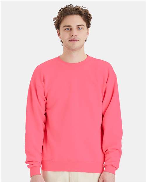 Hanes - Sudadera unisex EcoSmart® de cuello redondo - P160