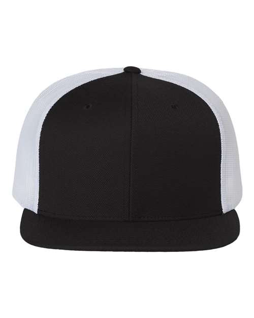 Richardson - Gorra de camionero de mezcla de lana con visera plana - 511