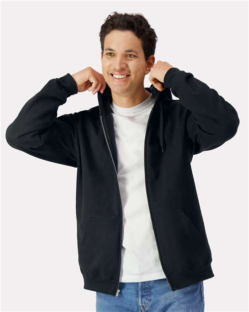 Gildan - Sudadera unisex con capucha y cremallera completa Softstyle® - SF600