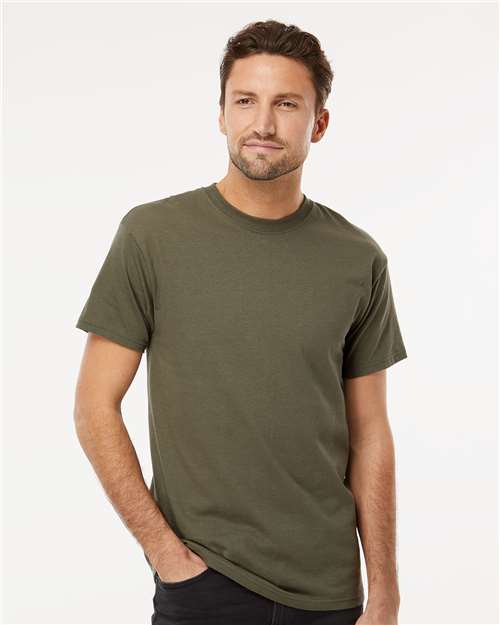 M&O - Men's Gold Soft Touch T-Shirt - 4800