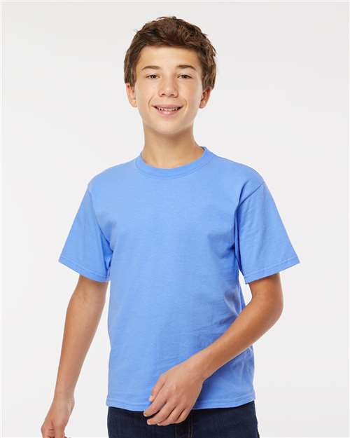 M&O - Camiseta juvenil dorada suave al tacto - 4850