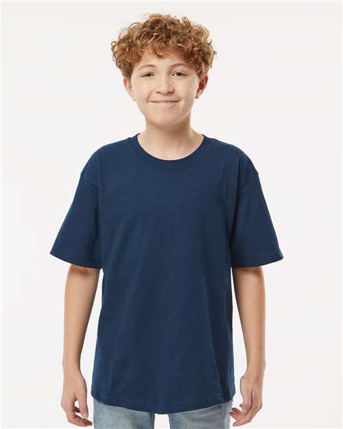 M&O - Camiseta juvenil dorada suave al tacto - 4850