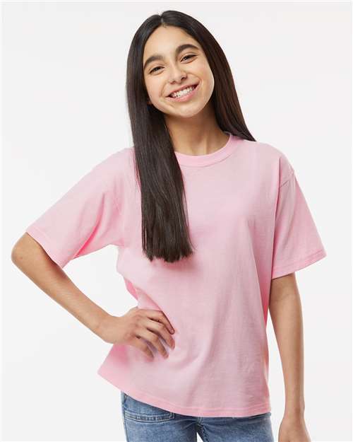 M&O - Camiseta juvenil dorada suave al tacto - 4850