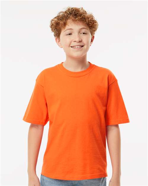 M&O - Camiseta juvenil dorada suave al tacto - 4850