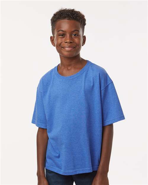 M&O - Camiseta juvenil dorada suave al tacto - 4850