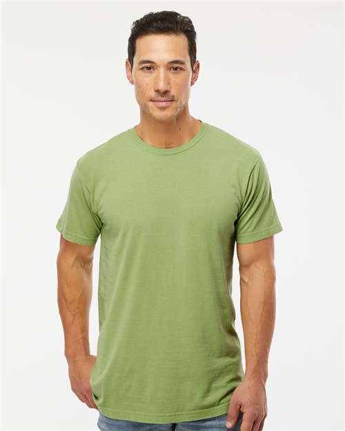 M&O - Camiseta unisex vintage teñida en prenda - 6500M