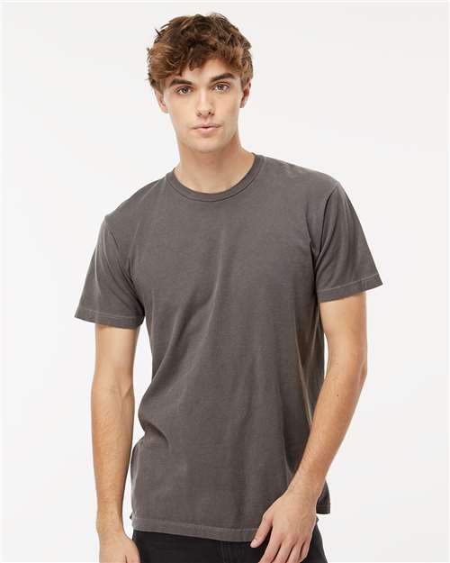 M&O - Camiseta unisex vintage teñida en prenda - 6500M