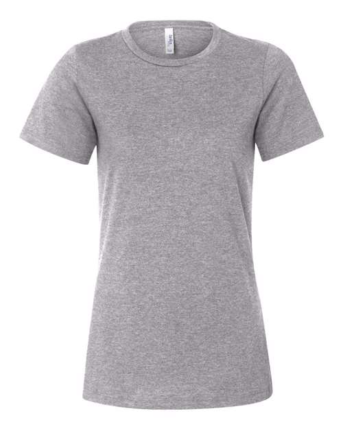 BELLA + CANVAS - Camiseta de corte relajado para mujer con tejido CVC jaspeado - 6400CVC