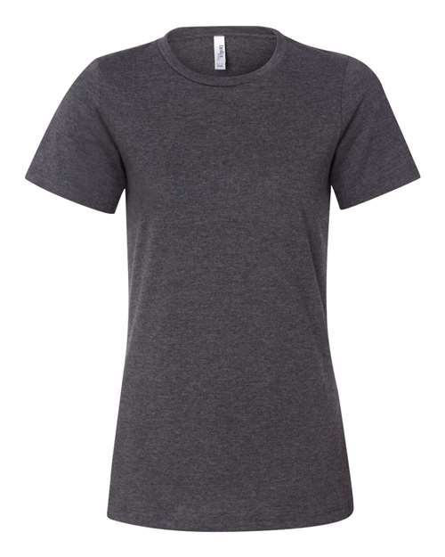 BELLA + CANVAS - Camiseta de corte relajado para mujer con tejido CVC jaspeado - 6400CVC