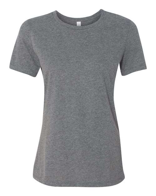 BELLA + CANVAS - Camiseta de corte relajado para mujer con tejido CVC jaspeado - 6400CVC