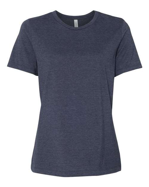 BELLA + CANVAS - Camiseta de corte relajado para mujer con tejido CVC jaspeado - 6400CVC