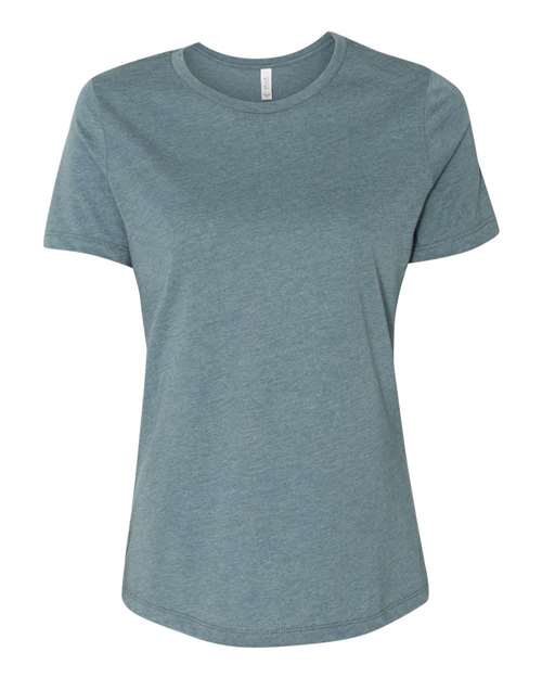 BELLA + CANVAS - Camiseta de corte relajado para mujer con tejido CVC jaspeado - 6400CVC