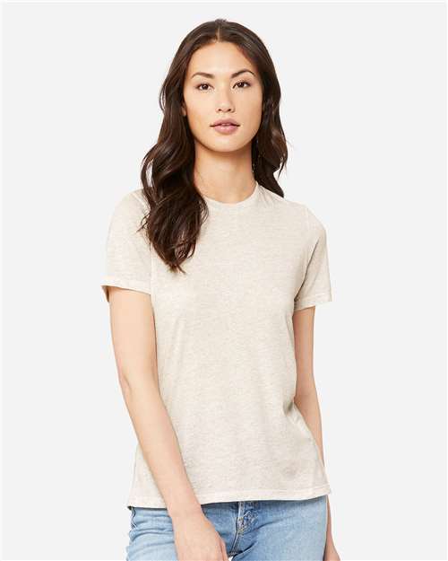 BELLA + CANVAS - Camiseta de triblend de corte relajado para mujer - 6413