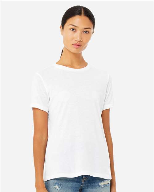 BELLA + CANVAS - Camiseta de triblend de corte relajado para mujer - 6413