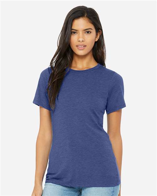 BELLA + CANVAS - Camiseta de triblend de corte relajado para mujer - 6413