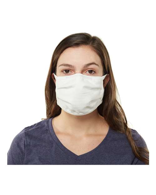 Hanes - Mascarilla facial de algodón de 3 capas - MASKBB