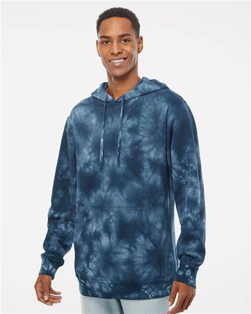 Independent Trading Co. - Sudadera unisex con capucha y teñido anudado de peso medio - PRM4500TD