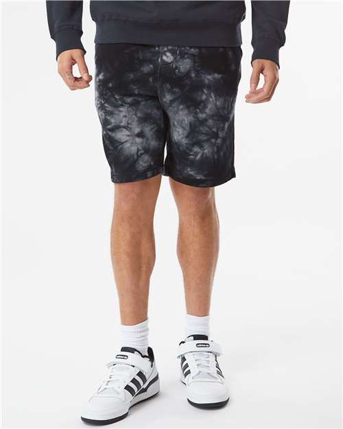 Independent Trading Co. - Unisex Tie-Dyed Fleece Shorts - PRM50STTD