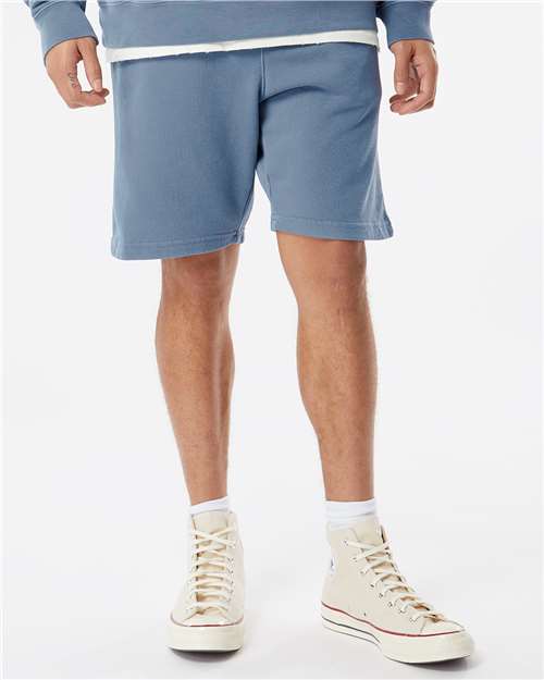 Independent Trading Co. - Pantalones cortos unisex de polar teñido con pigmentos - PRM50STPD