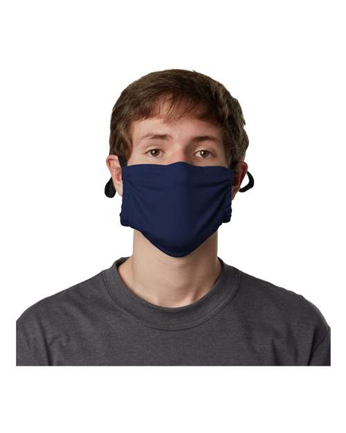 Hanes - Mascarilla facial de bolsillo de algodón de dos capas - MKPKCR