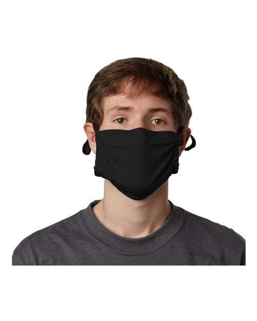 Hanes - Mascarilla facial de bolsillo de poliéster de dos capas - MKPKPR
