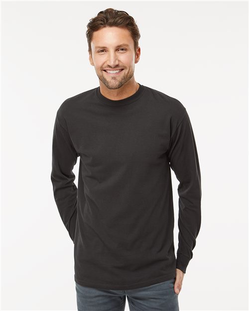 M&O - Camiseta unisex de manga larga dorada suave al tacto - 4820