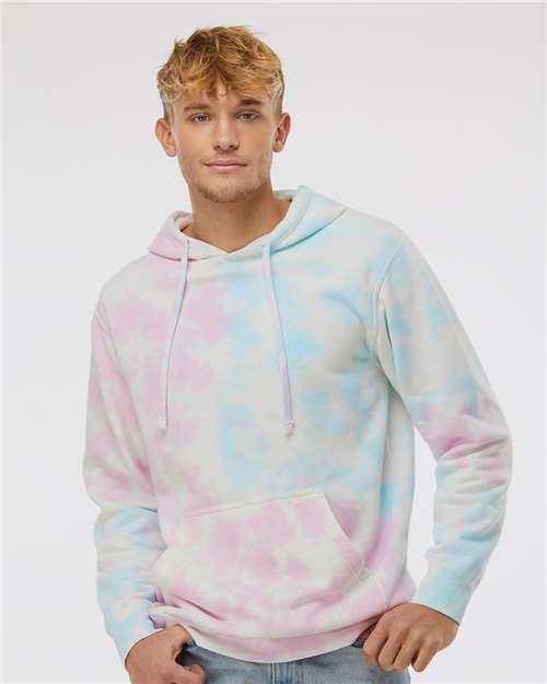 Independent Trading Co. - Sudadera unisex con capucha y teñido anudado de peso medio - PRM4500TD