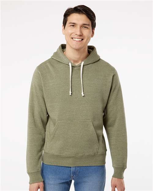 J. America - Men's Triblend Fleece Hooded Sweatshirt - 8871
