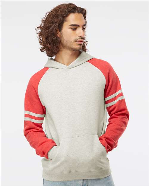 JERZEES - Unisex Nublend® Varsity Colorblocked Raglan Hooded Sweatshirt - 97CR