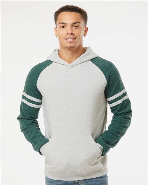 JERZEES - Unisex Nublend® Varsity Colorblocked Raglan Hooded Sweatshirt - 97CR
