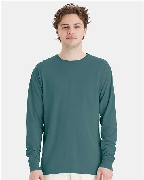ComfortWash de Hanes - Camiseta unisex de manga larga teñida - GDH200
