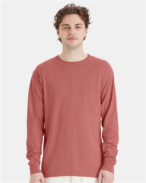 ComfortWash de Hanes - Camiseta unisex de manga larga teñida - GDH200