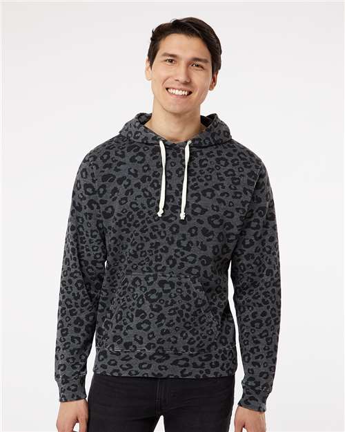 J. America - Men's Triblend Fleece Hooded Sweatshirt - 8871