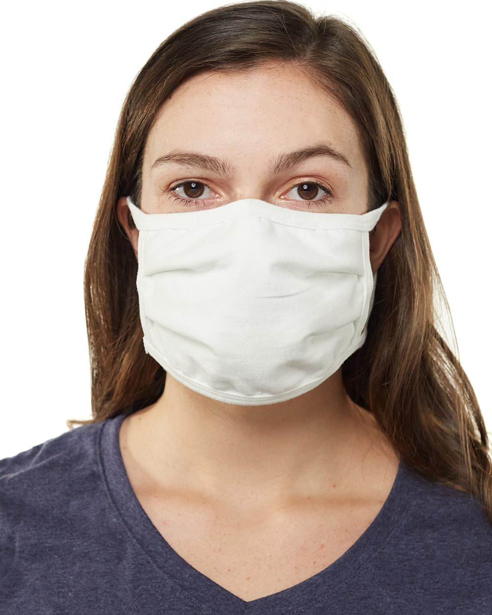 Hanes - Mascarilla facial de algodón de 3 capas - MASKBB