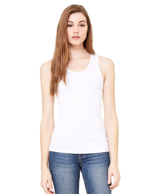 BELLA + CANVAS - Camiseta de tirantes Baby Rib para mujer - 1080