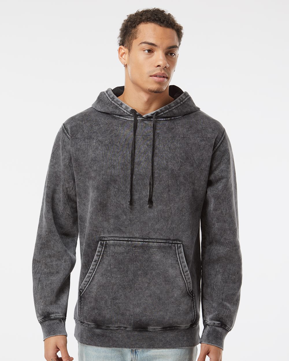 Independent Trading Co. - Sudadera unisex con capucha y lavado mineral de peso medio - PRM4500MW