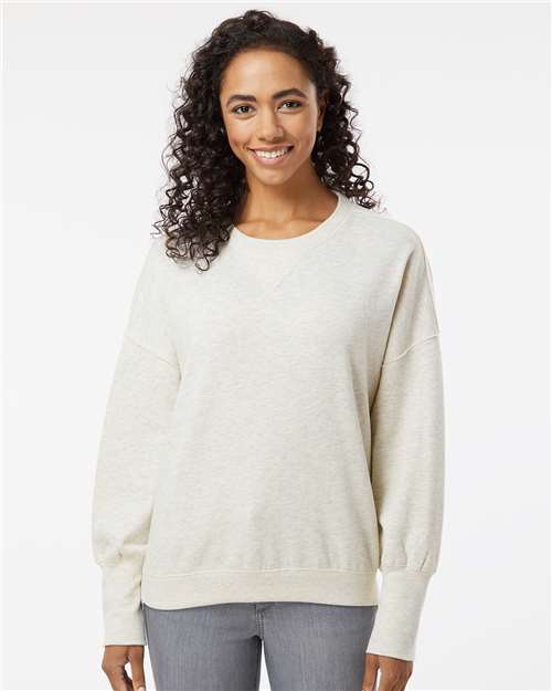MV Sport - Women's Sueded Fleece Crewneck Sweatshirt - W22712