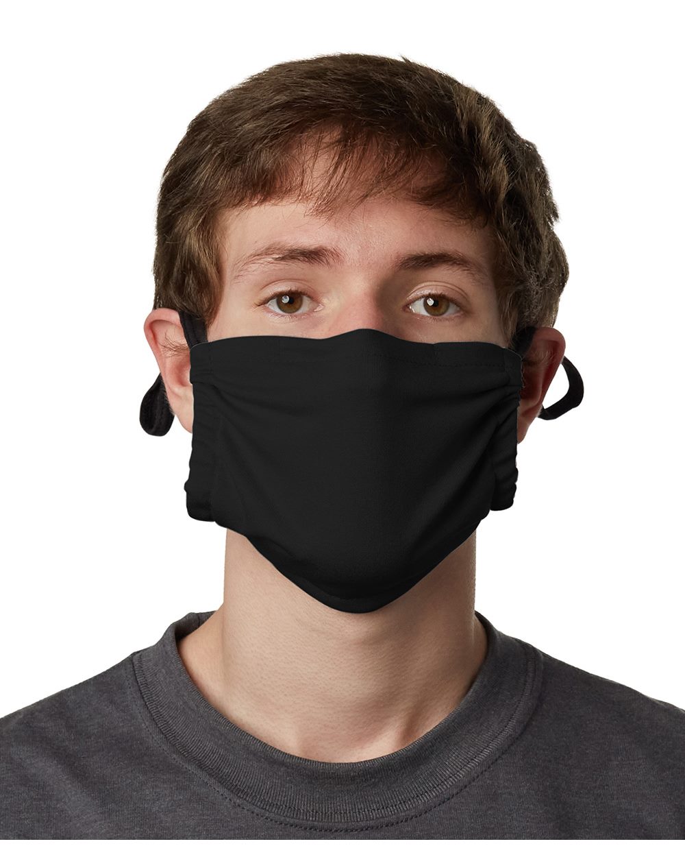 Hanes - Mascarilla facial de bolsillo de algodón de dos capas - MKPKCR